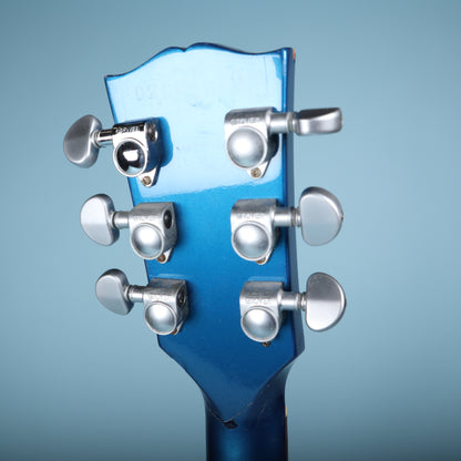 2004 Studio Limited Platinum Sapphire Blue Electric Guitar *Headstock Repair*