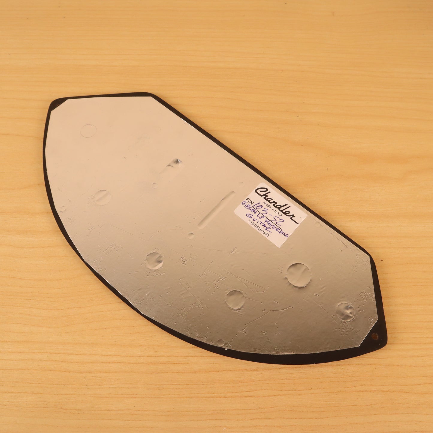 Gibson LP Recording Top Load Control Plate by Chandler USA San Francisco