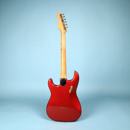 1963 Fender Stratocaster Hardtail Refin Red Electric Guitar w/ Original Case