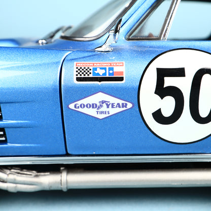 1:18 EXOTO 1963 Chevrolet Corvette Grand Sport Cup #50
