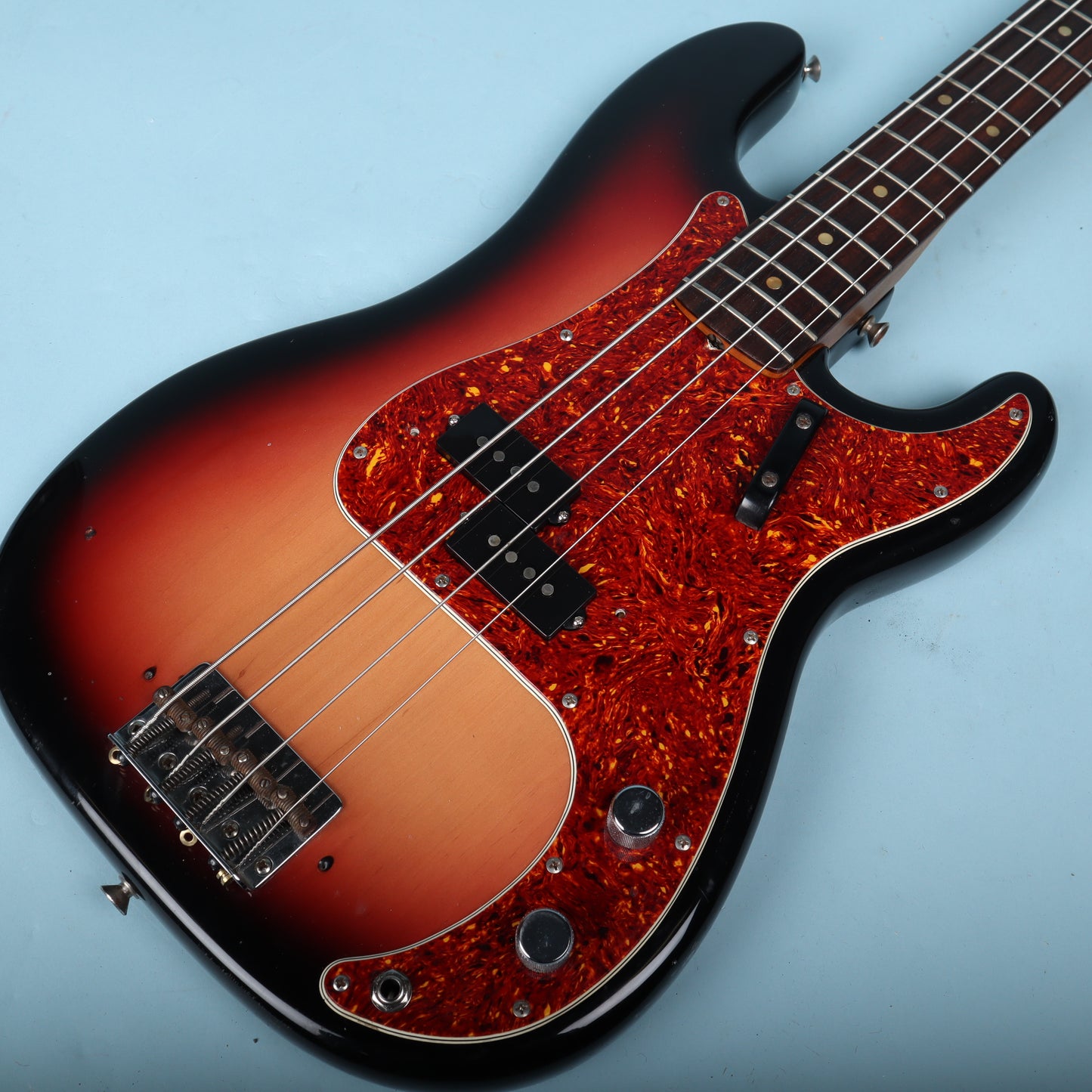 1966 Fender P-Bass Guitar Sunburst