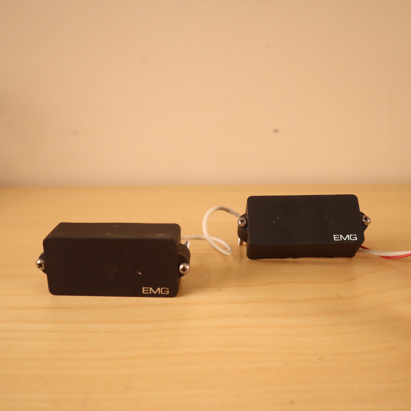 Vintage 1990's EMG P-Bass Pickups with Wiring Harness and Pots