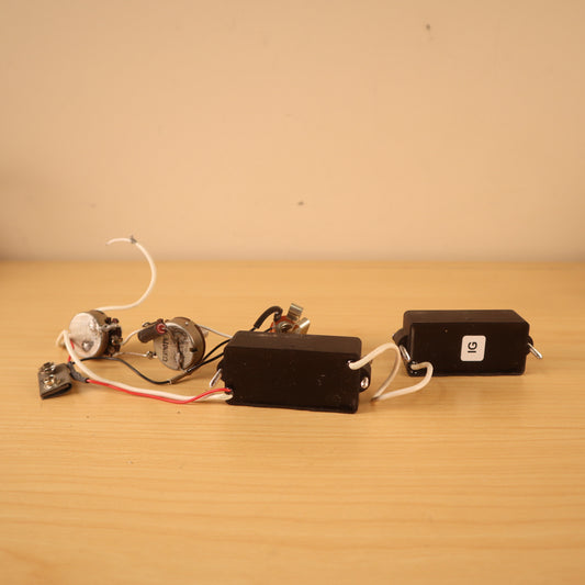 Vintage 1990's EMG P-Bass Pickups with Wiring Harness and Pots
