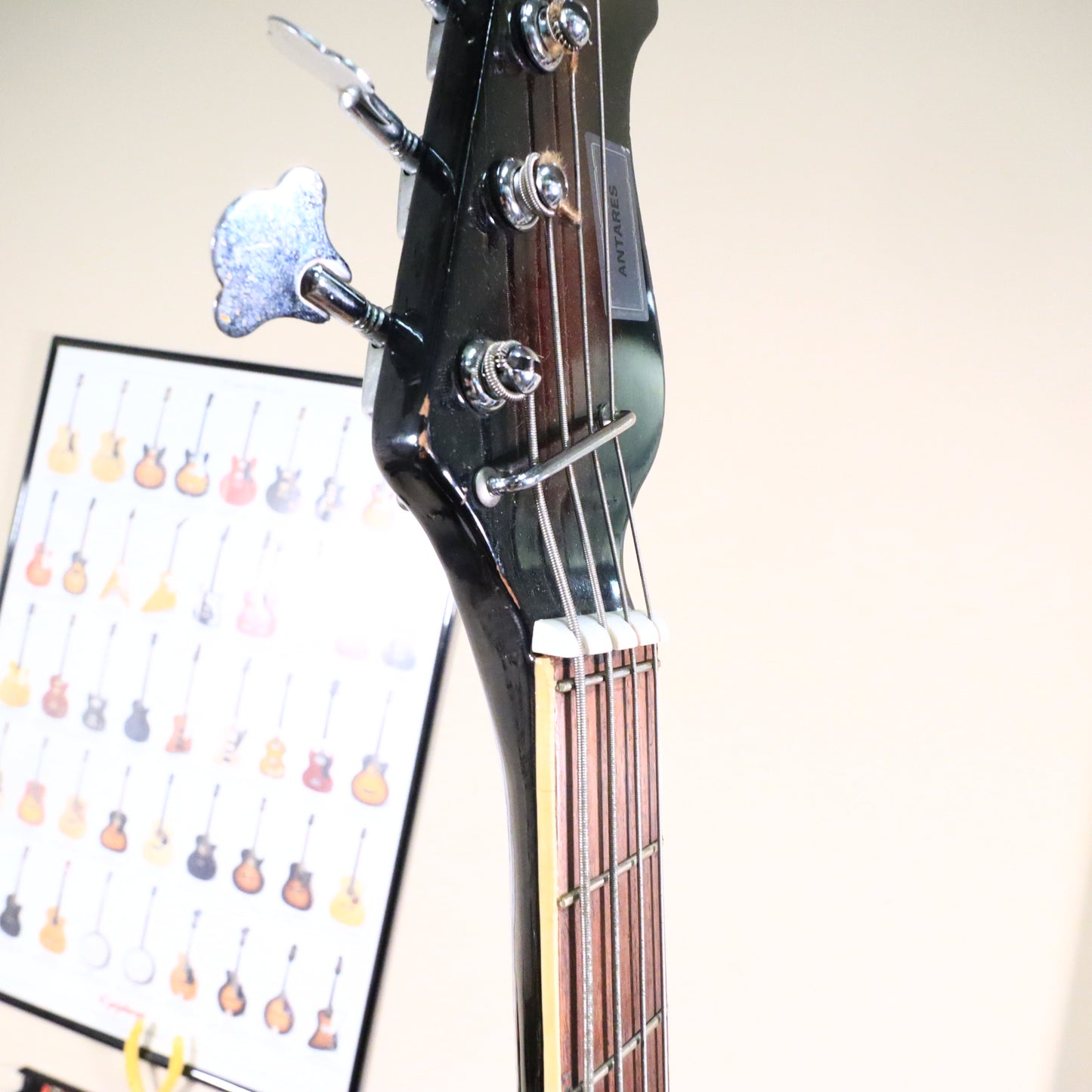 Vintage 1970's Kingston Antares Teisco Short Scale Jazz Bass
