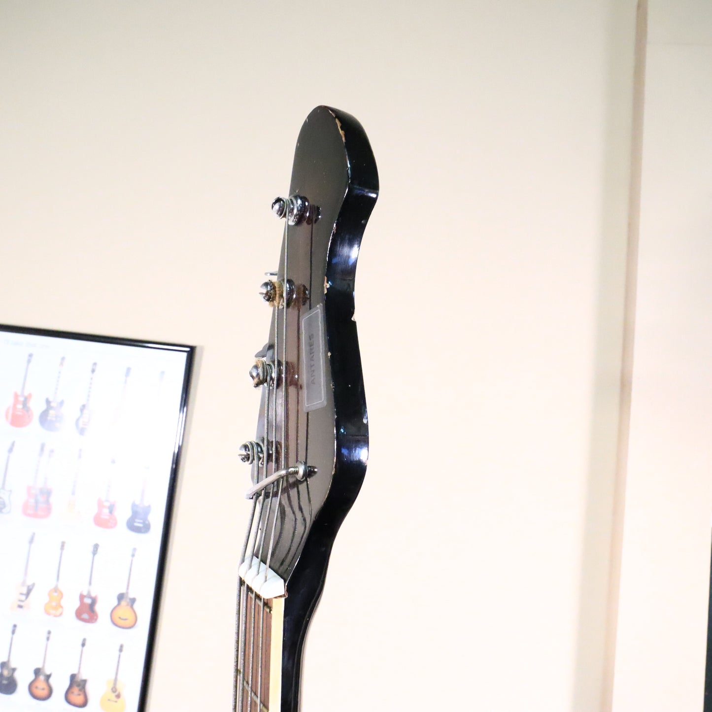 Vintage 1970's Kingston Antares Teisco Short Scale Jazz Bass