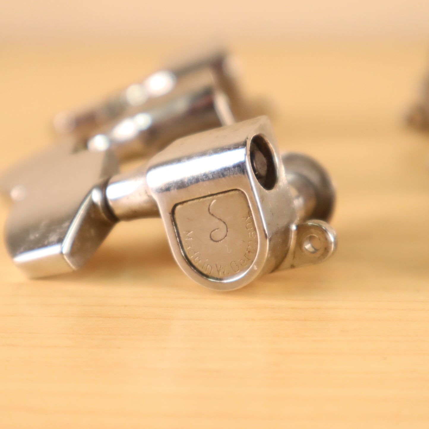 Vintage 1970's Schaller W. Germany 3x3 Chrome Tuners for Les Paul SG ES-335