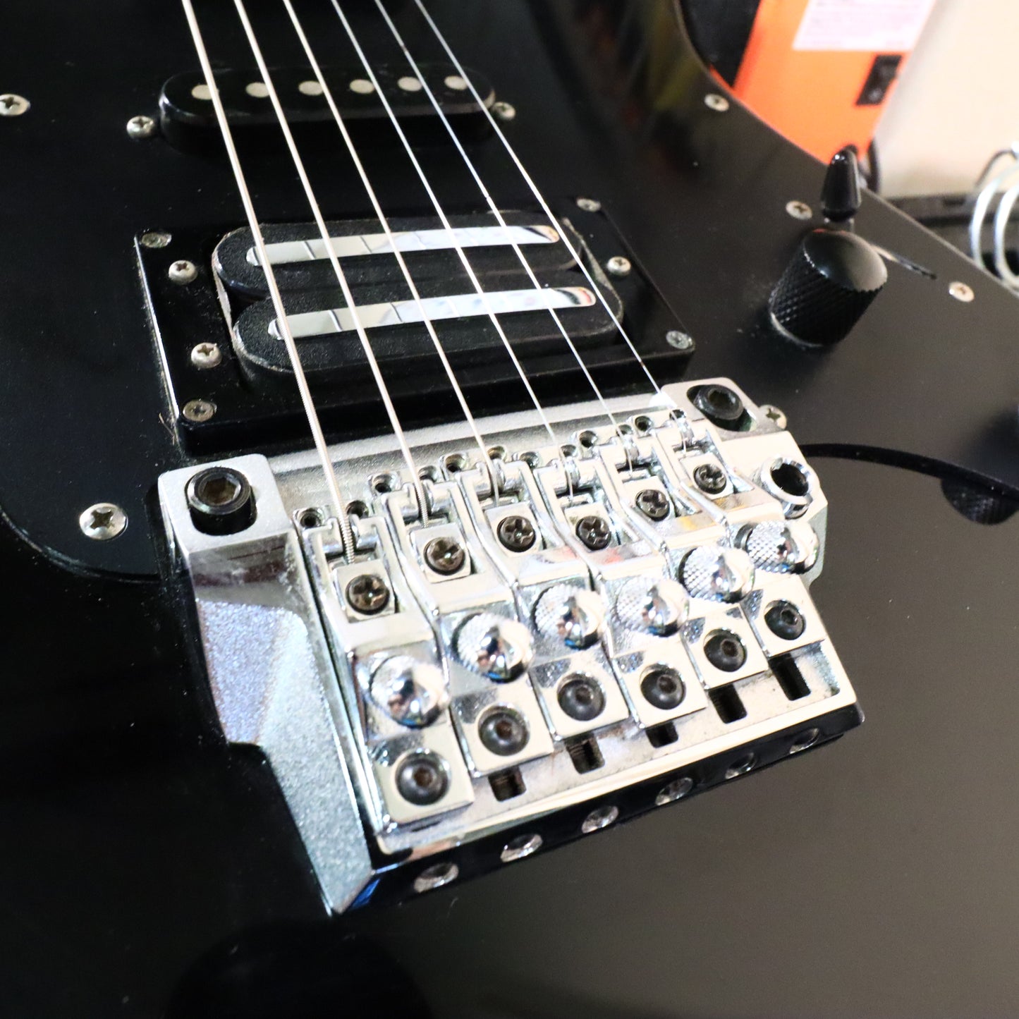 1985 Ibanez Back to The Future RS440 Roadstar Black Electric Guitar