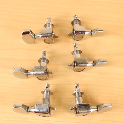 Vintage 1970's Schaller W. Germany 3x3 Chrome Tuners for Les Paul SG ES-335