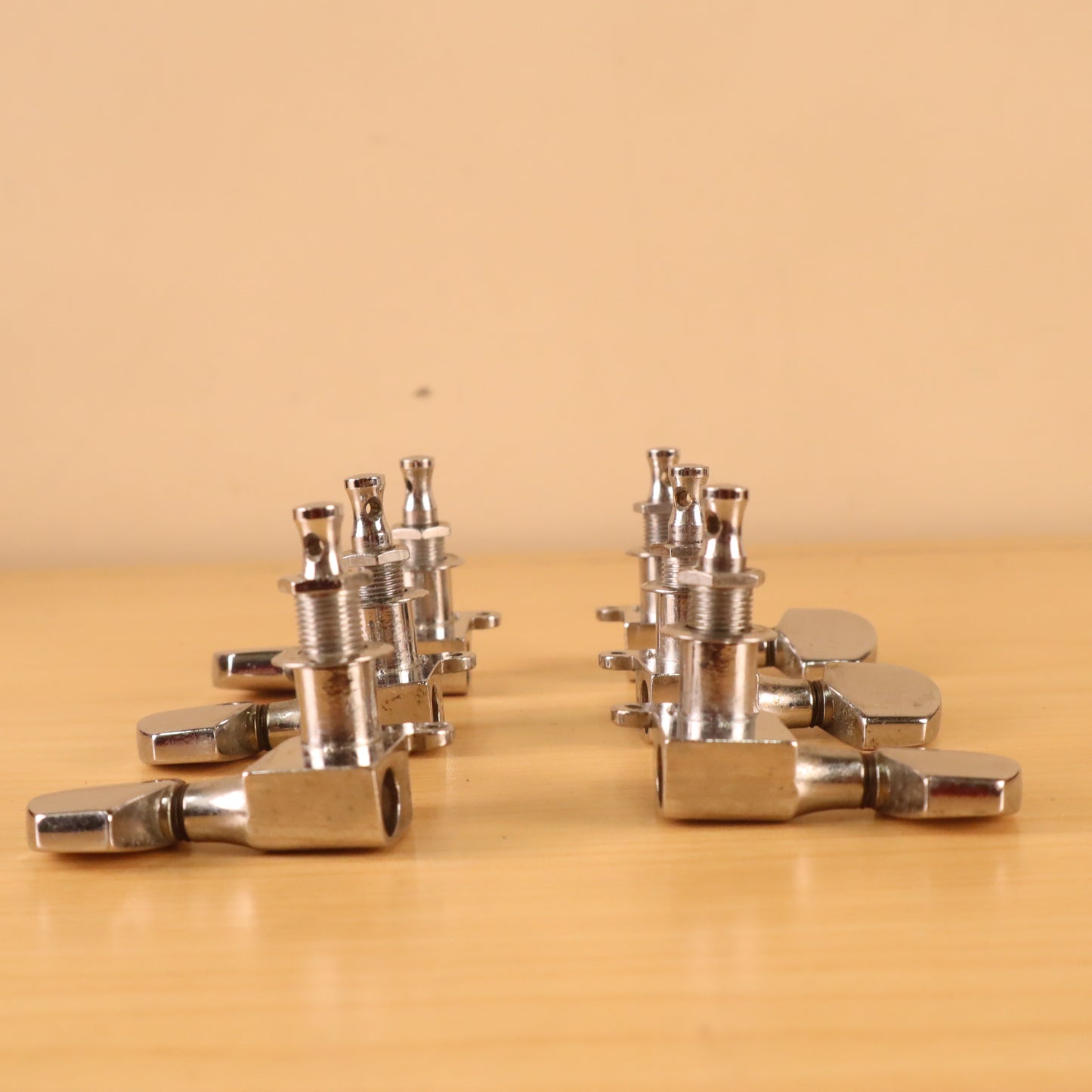 Vintage 1970's Schaller W. Germany 3x3 Chrome Tuners for Les Paul SG ES-335