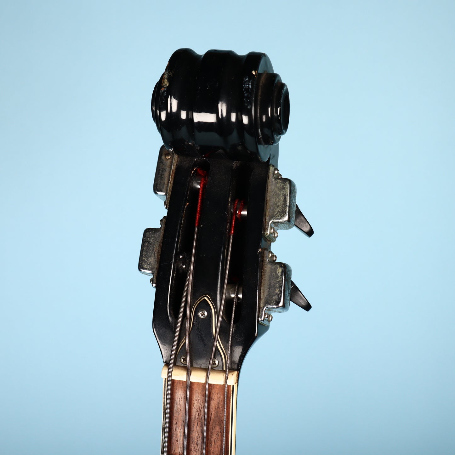 Univox Model 1920 Lectra Short-Scale Bass w/ case 1968 - Sunburst Violin Bass