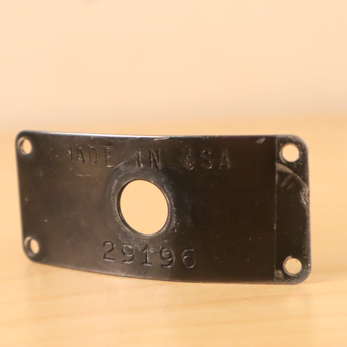 1990's Carvin DC-127 Guitar Jack Plate Input Output Plate Switchcraft USA