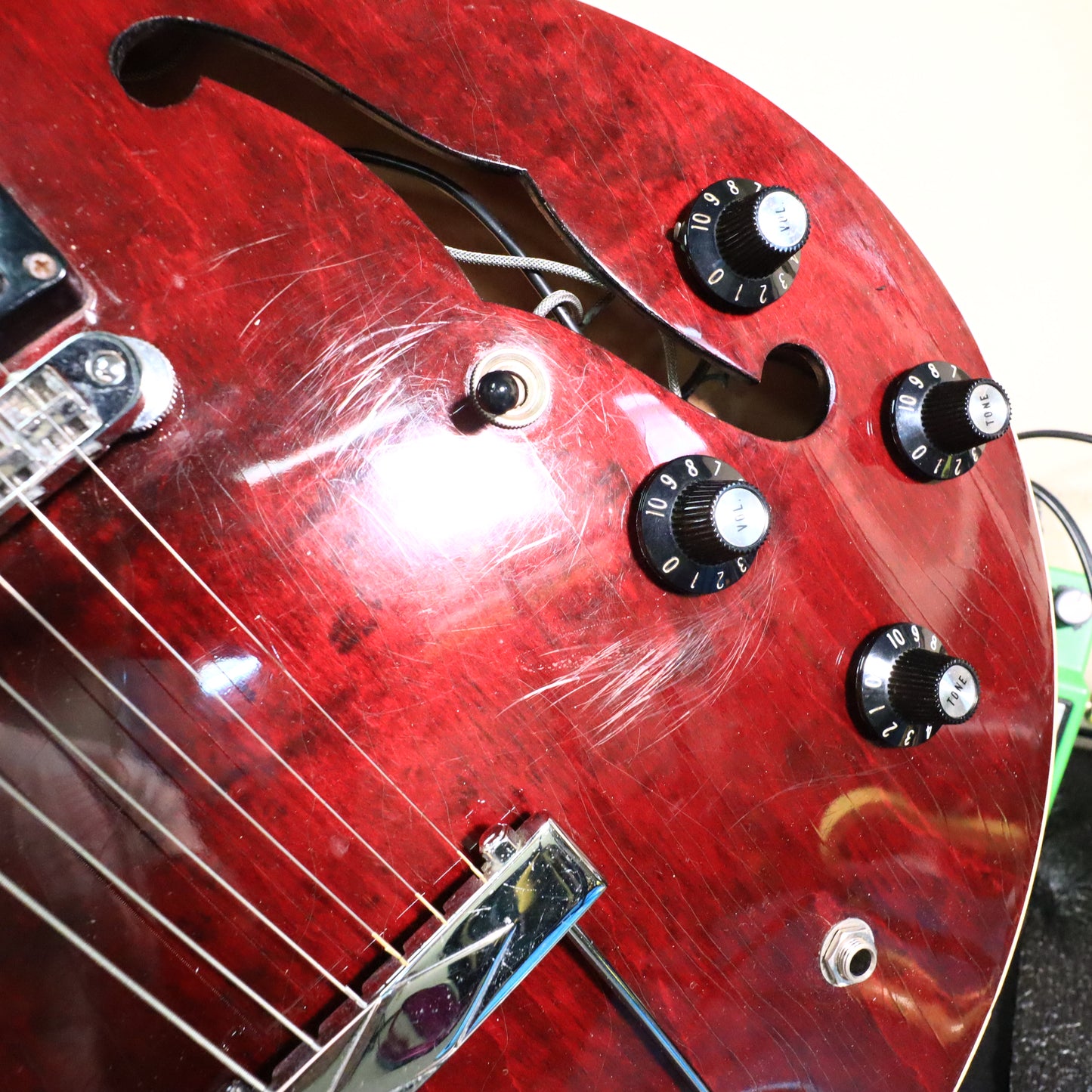 1976 Gibson ES-335TD Semi-Hollow Electric Guitar Red Wine