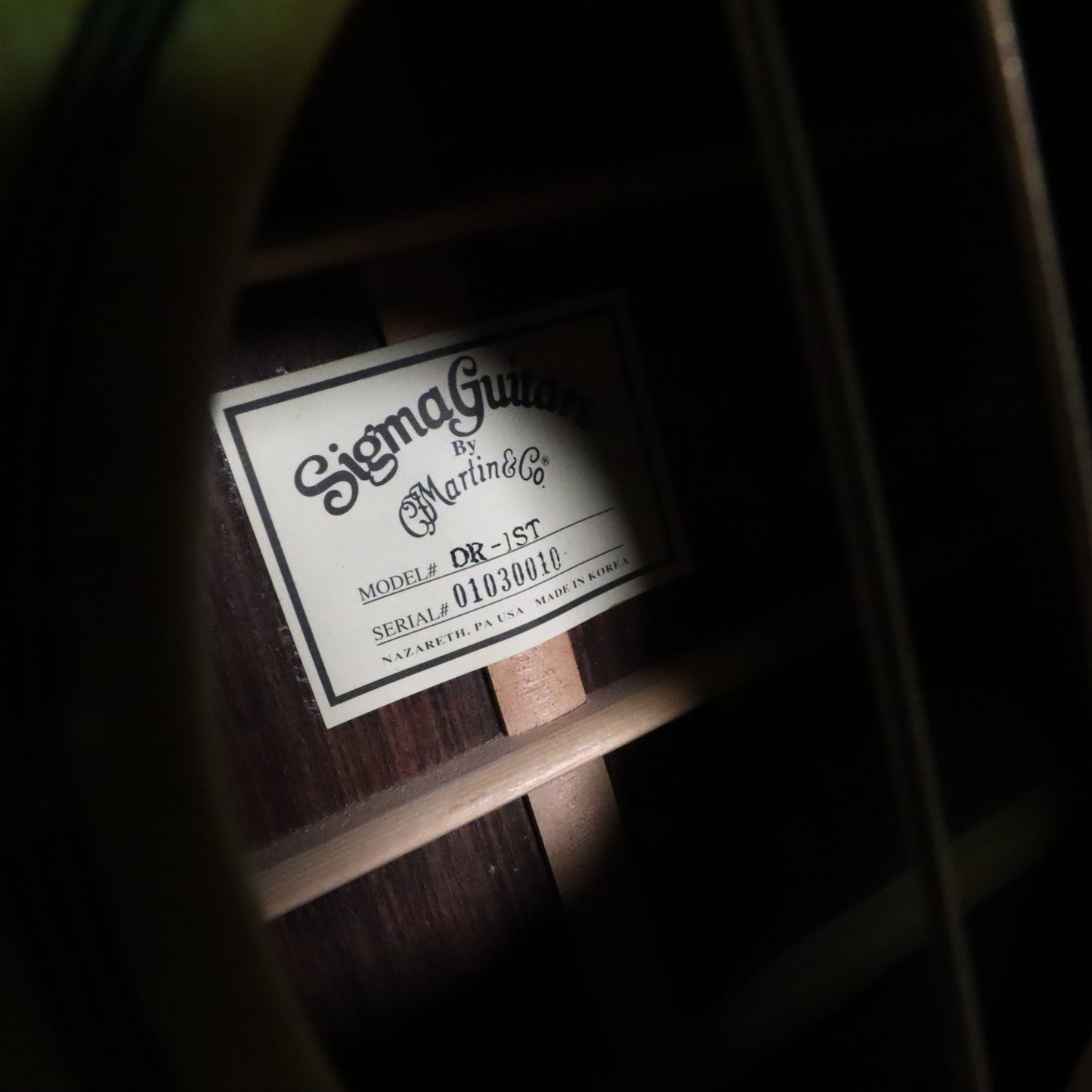 Sigma by Martin & Co DR-1ST Acoustic Guitar