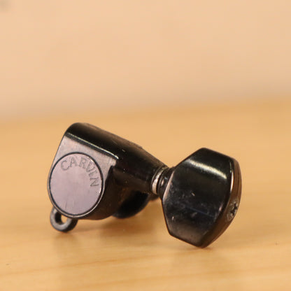 (1) Carvin Branded Guitar Black Tuning Peg Tuner Key