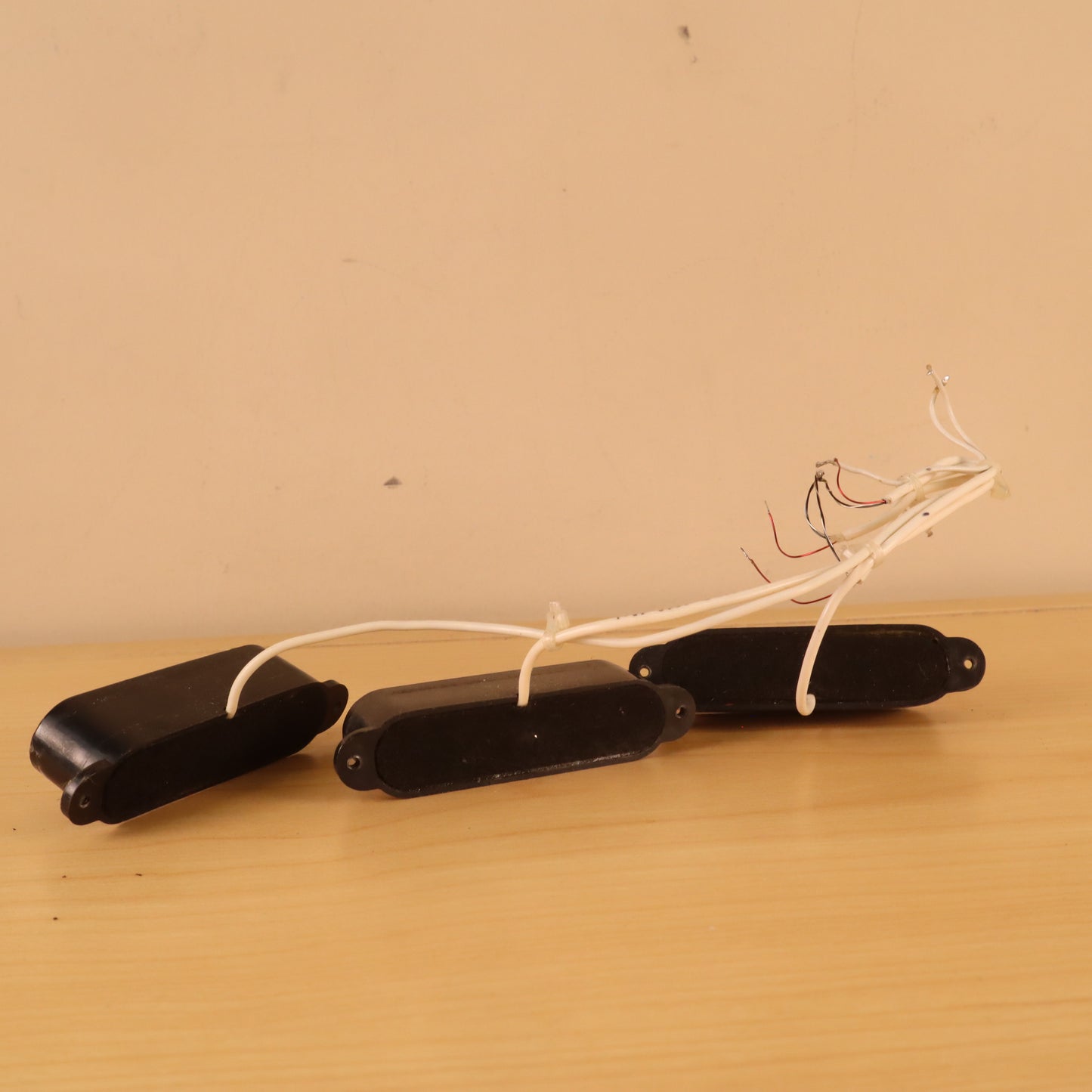 70’s Bill Lawrence L-250 Rail Strat Guitar Pickup Black Set HOLY GRAIL
