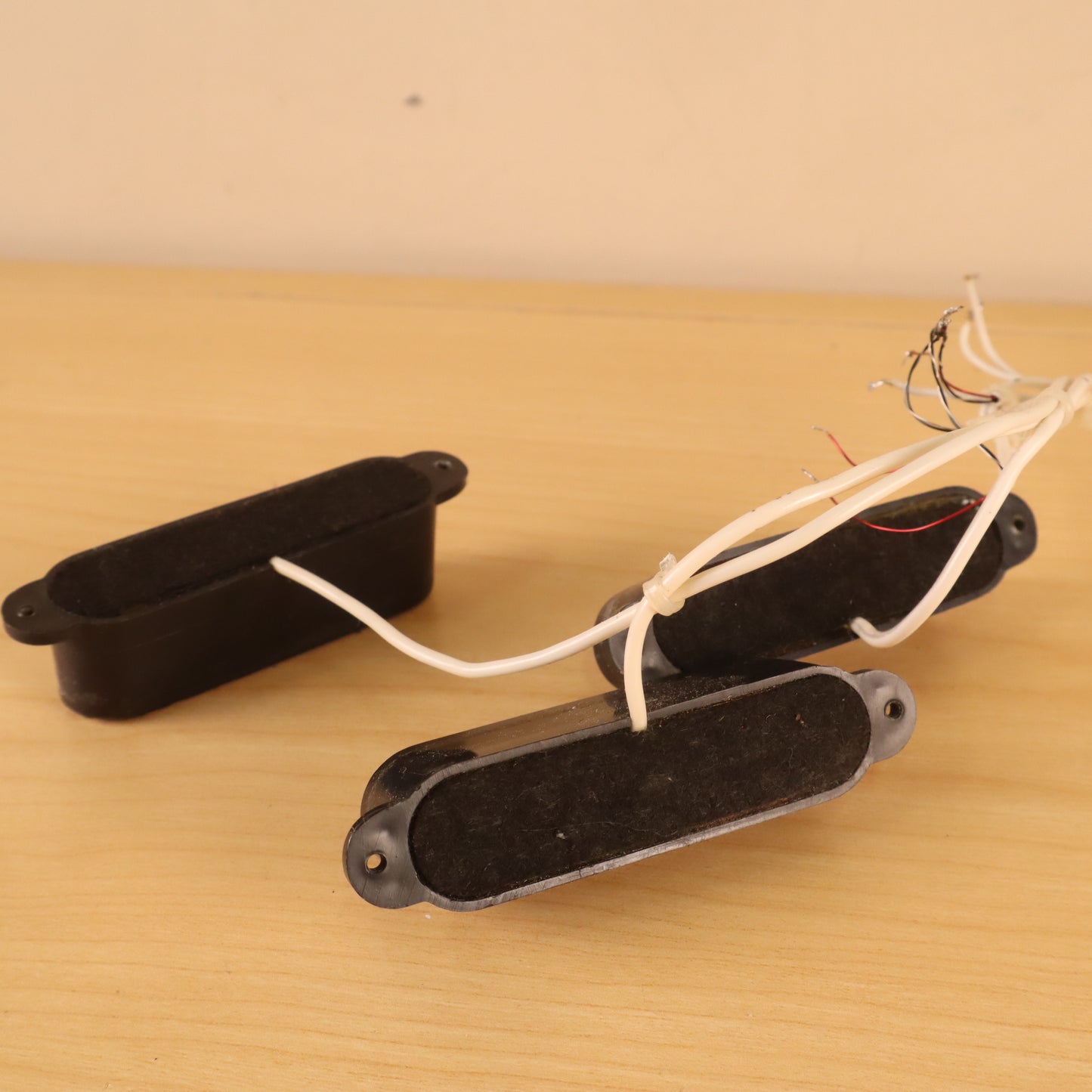 70’s Bill Lawrence L-250 Rail Strat Guitar Pickup Black Set HOLY GRAIL