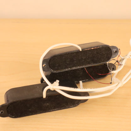 70’s Bill Lawrence L-250 Rail Strat Guitar Pickup Black Set HOLY GRAIL
