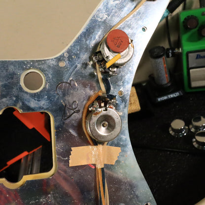 1966 Fender Jazzmaster Olympic White, Custom Color Matching Headstock