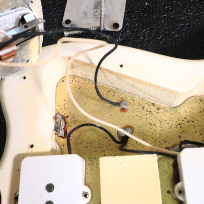 1966 Fender Jazzmaster Olympic White, Custom Color Matching Headstock