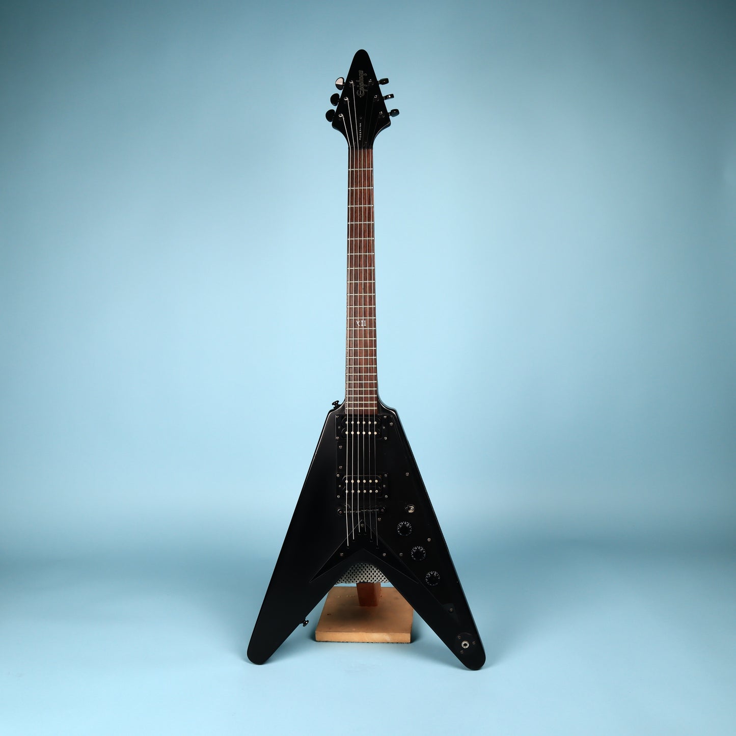 Epiphone 1958 Gothic FLYING-V Electric Guitar Pitch Black