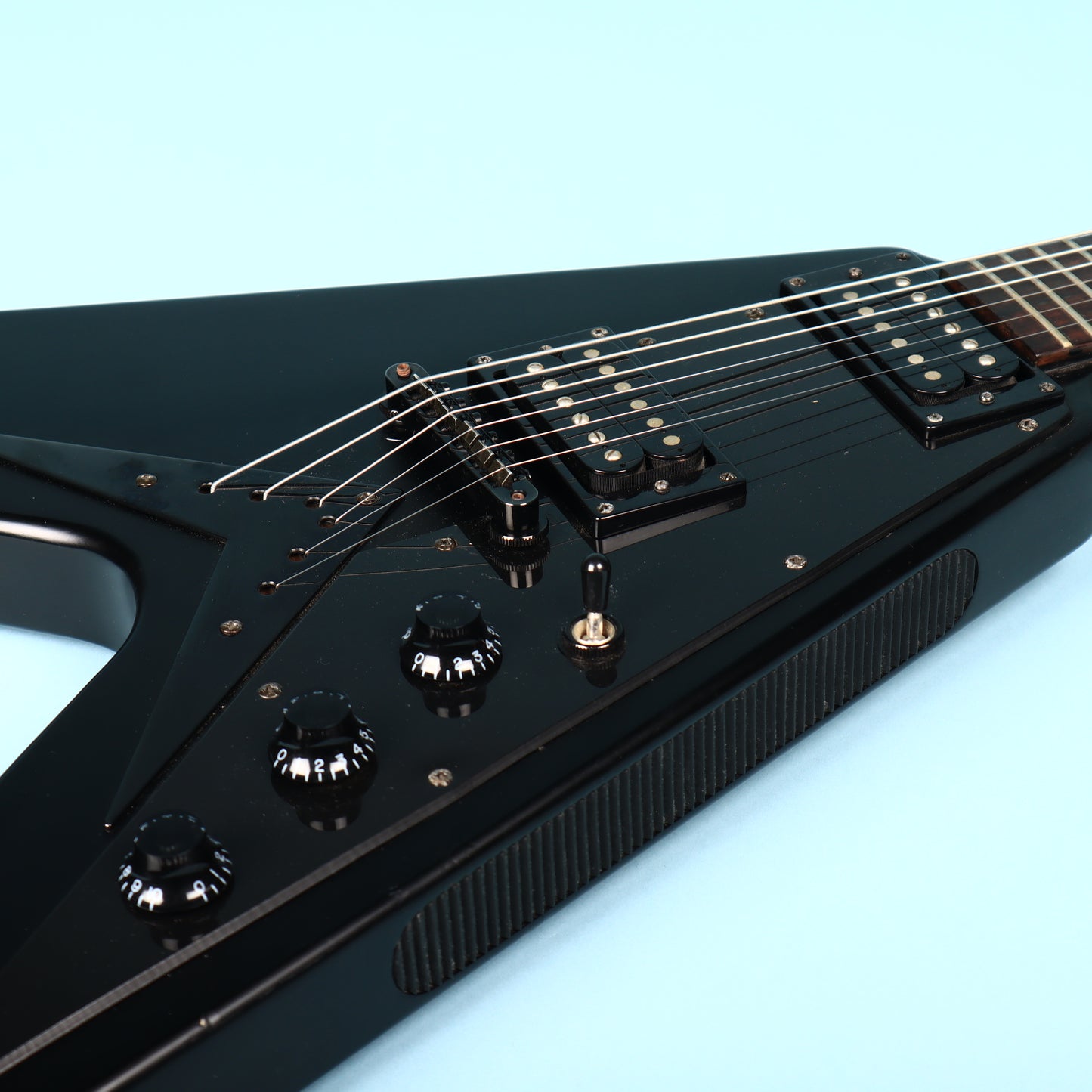 Epiphone 1958 Gothic FLYING-V Electric Guitar Pitch Black