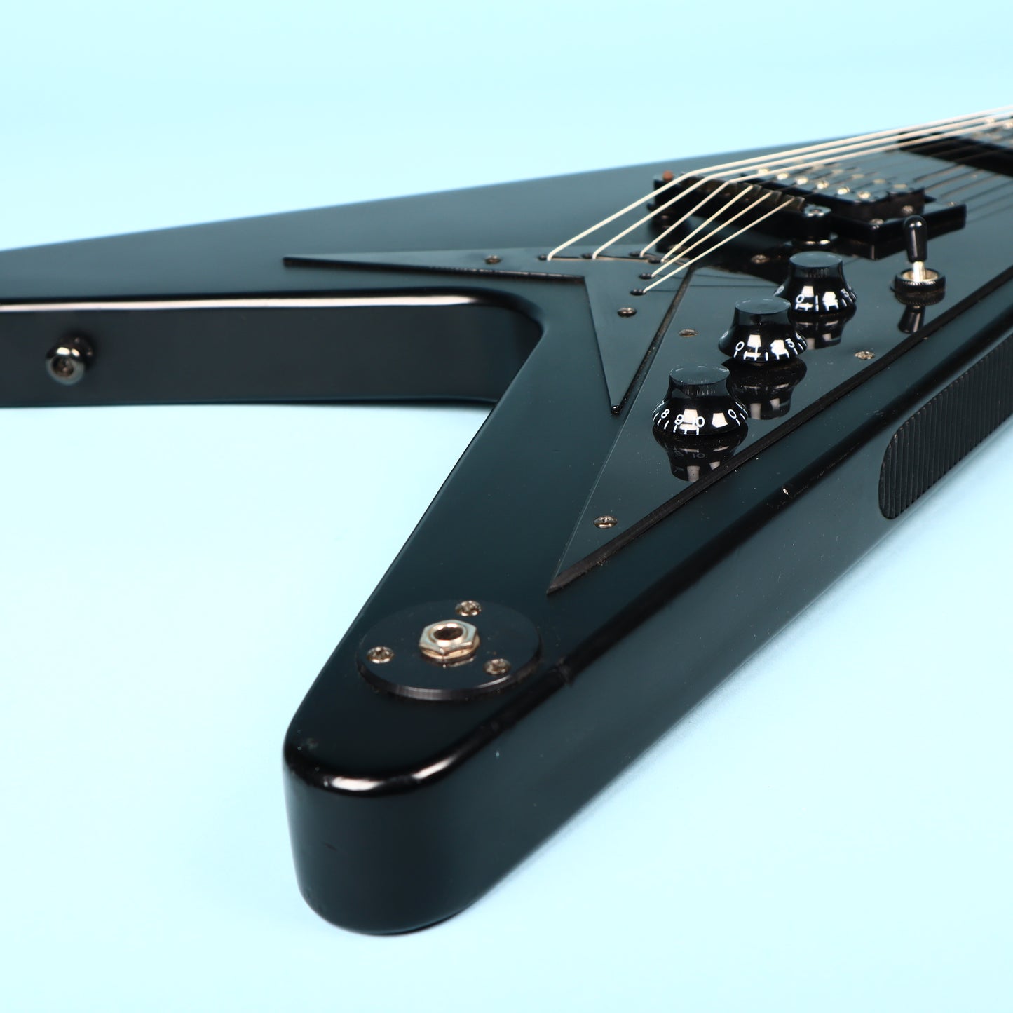 Epiphone 1958 Gothic FLYING-V Electric Guitar Pitch Black