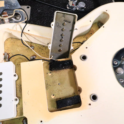 1966 Fender Jazzmaster Olympic White, Custom Color Matching Headstock