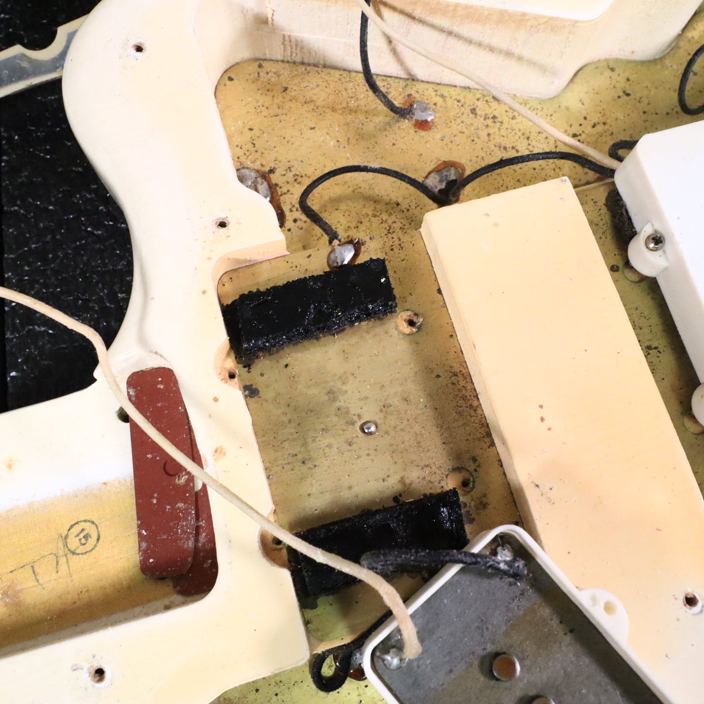 1966 Fender Jazzmaster Olympic White, Custom Color Matching Headstock