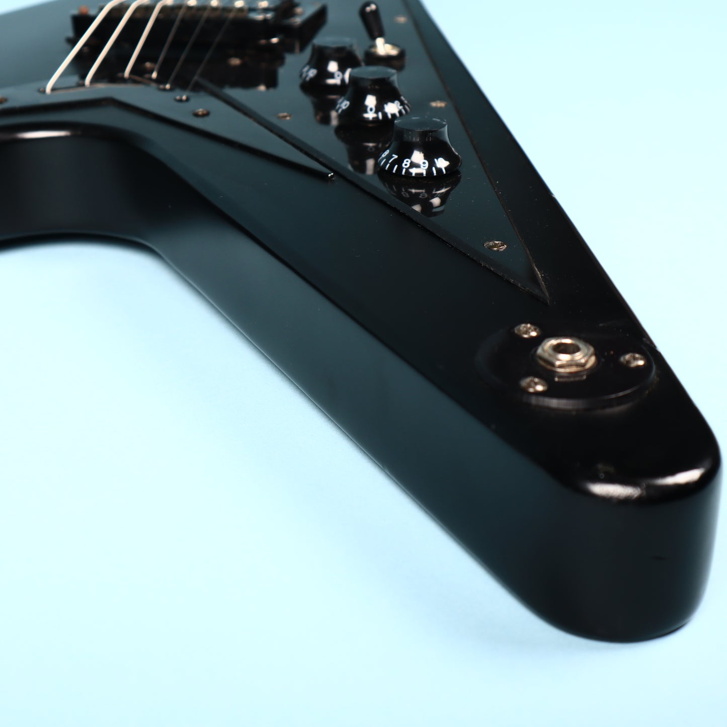 Epiphone 1958 Gothic FLYING-V Electric Guitar Pitch Black