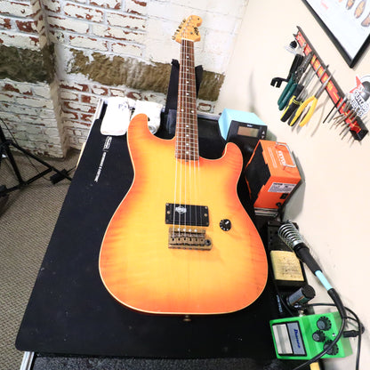 Navigator ESP Super Strat Single Humbucker Burst