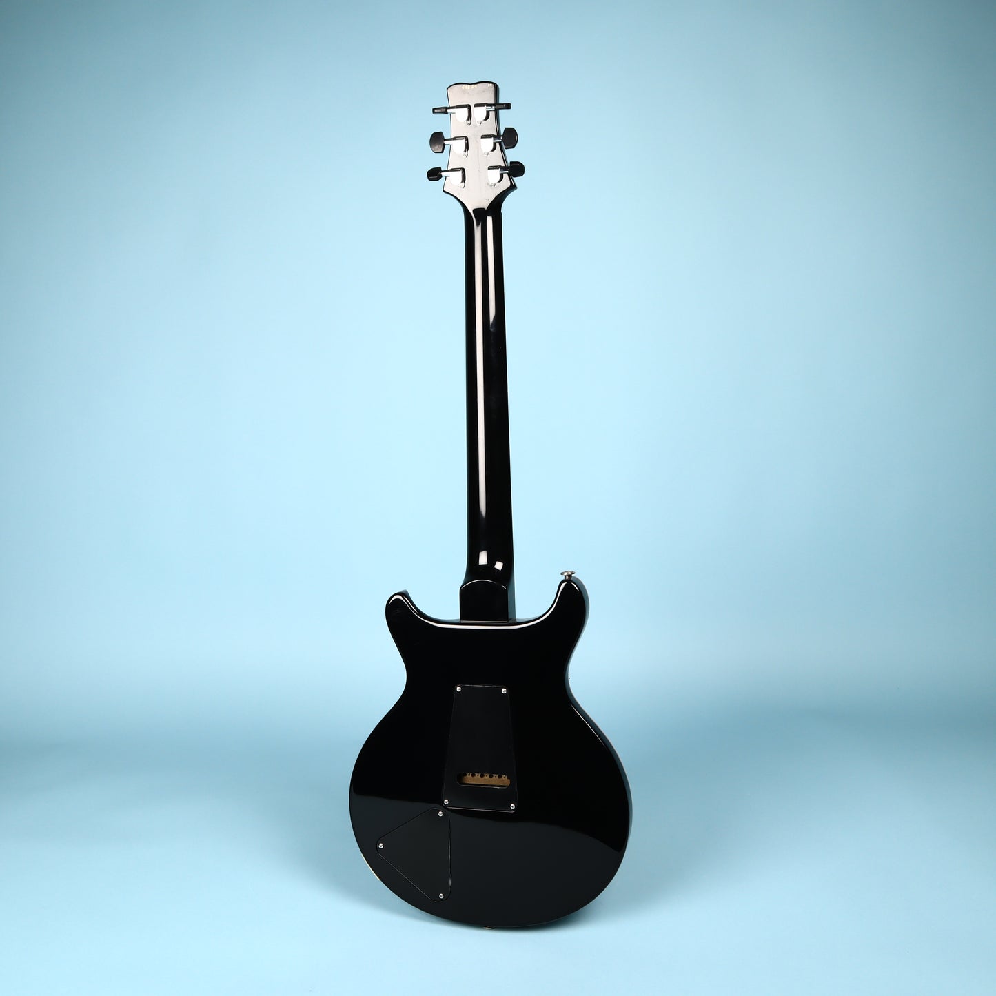 2001 PRS Santana III 10 Top Electric Guitar with Hard Case Charcoal Burst