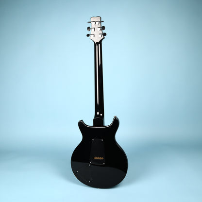 2001 PRS Santana III 10 Top Electric Guitar with Hard Case Charcoal Burst