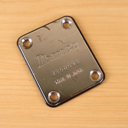 1985 Ibanez Roadstar II Series Electric Guitar Original Neck Plate Made in Japan