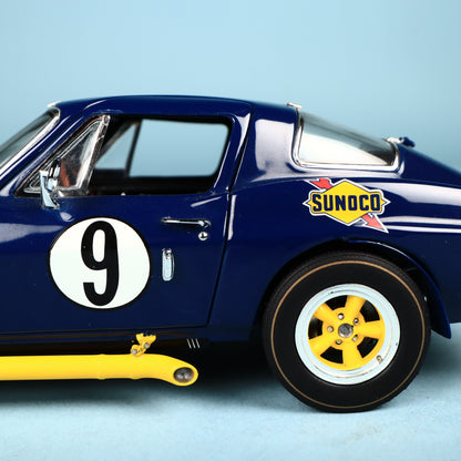 Corvette Diecast Car Exoto 1:18 1966 Stingray #9 Race Penske Sunoco