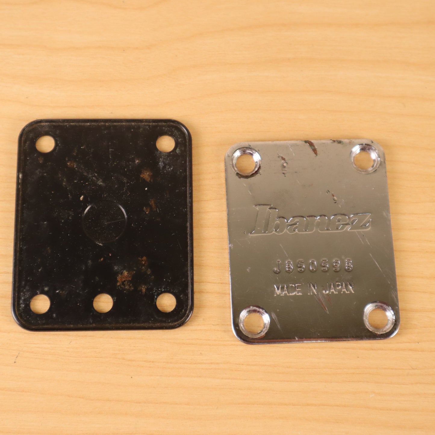 1985 Ibanez Roadstar II Series Electric Guitar Original Neck Plate Made in Japan