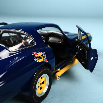 Corvette Diecast Car Exoto 1:18 1966 Stingray #9 Race Penske Sunoco