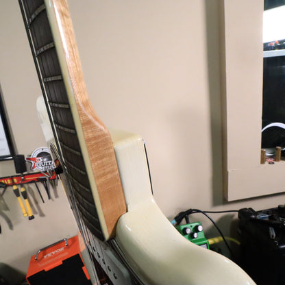 1966 Fender Jazzmaster Olympic White, Custom Color Matching Headstock