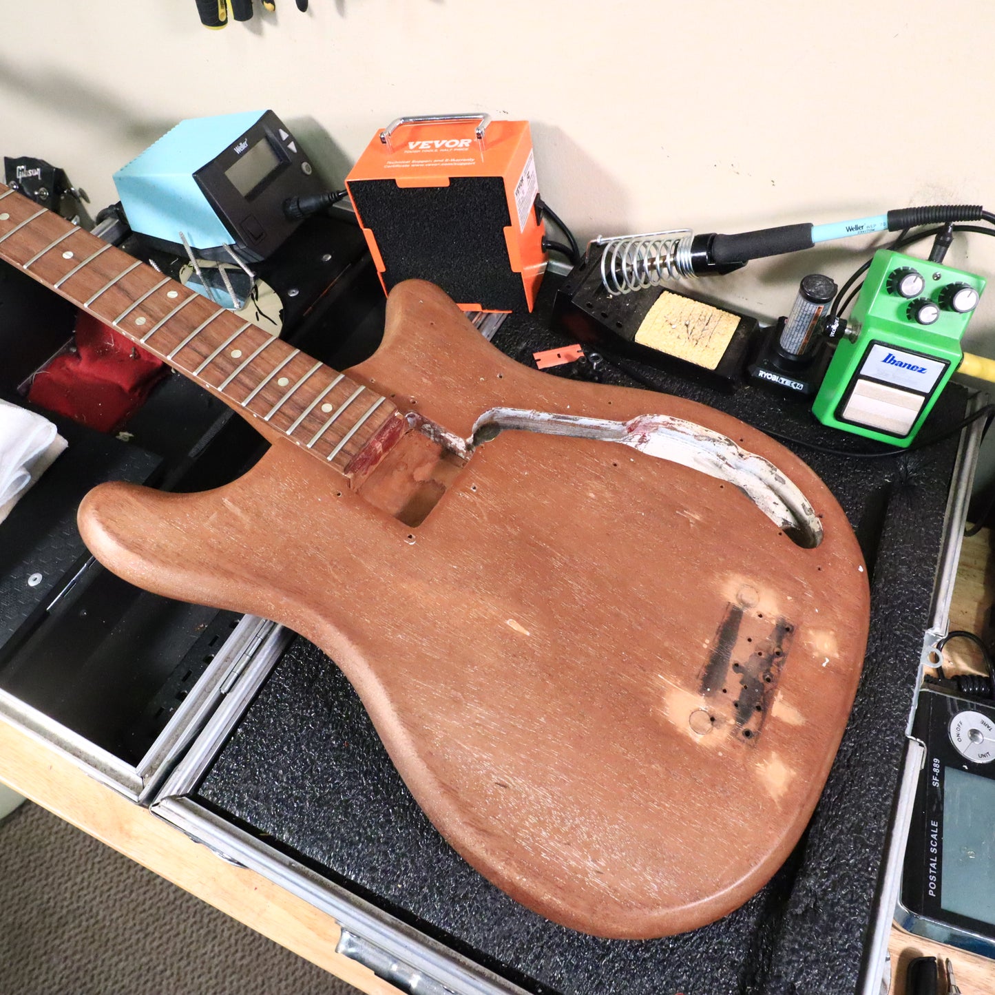 Vintage 1960's Epiphone Newport Husk U*Fix Repair Luthier Special