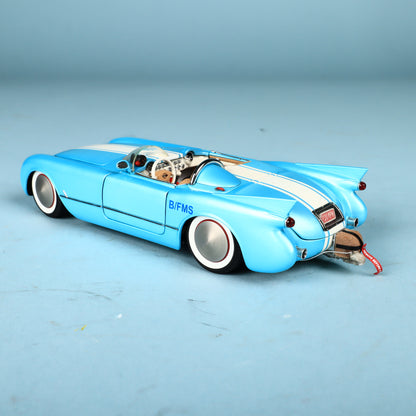 1:24 Diecast 1955 Chevrolet Corvette Dry Lakes Racer Danbury Mint