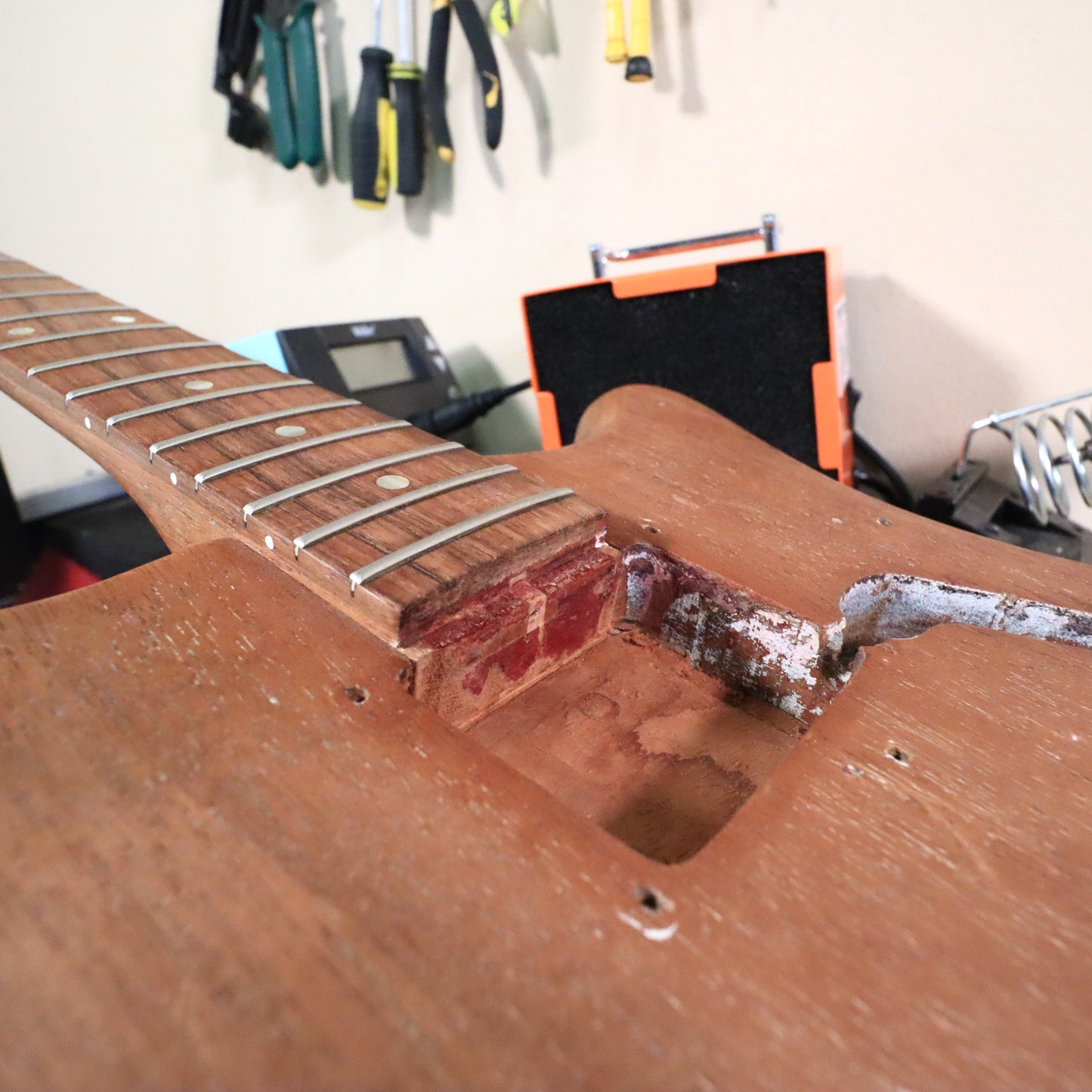Vintage 1960's Epiphone Newport Husk U*Fix Repair Luthier Special