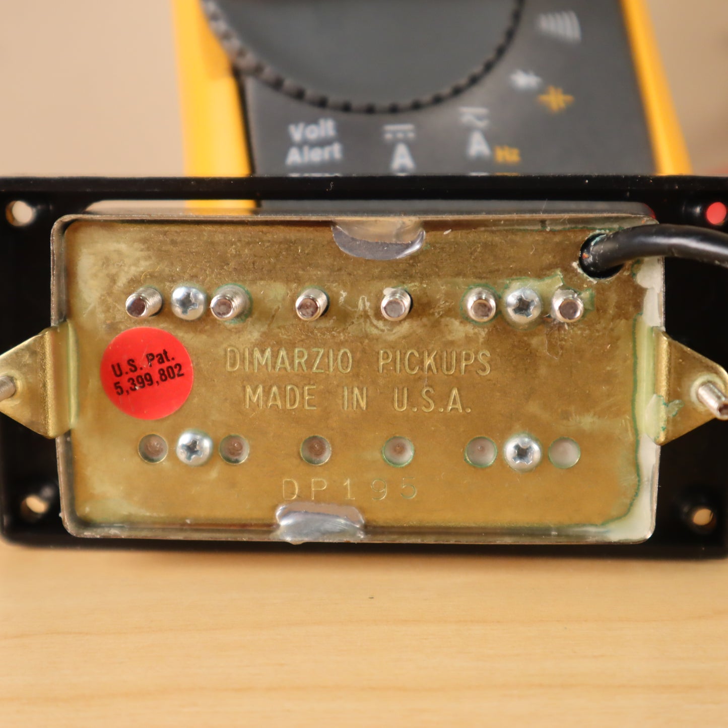 1990s DiMarzio DP-195 Classic PAF Humbucker Pickup 7.69ohms Nickel