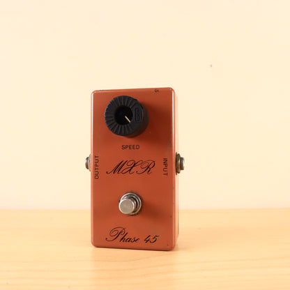 Vintage 1975 MXR Phase 45 Phaser Phasor Effect Pedal Stompbox Script Logo