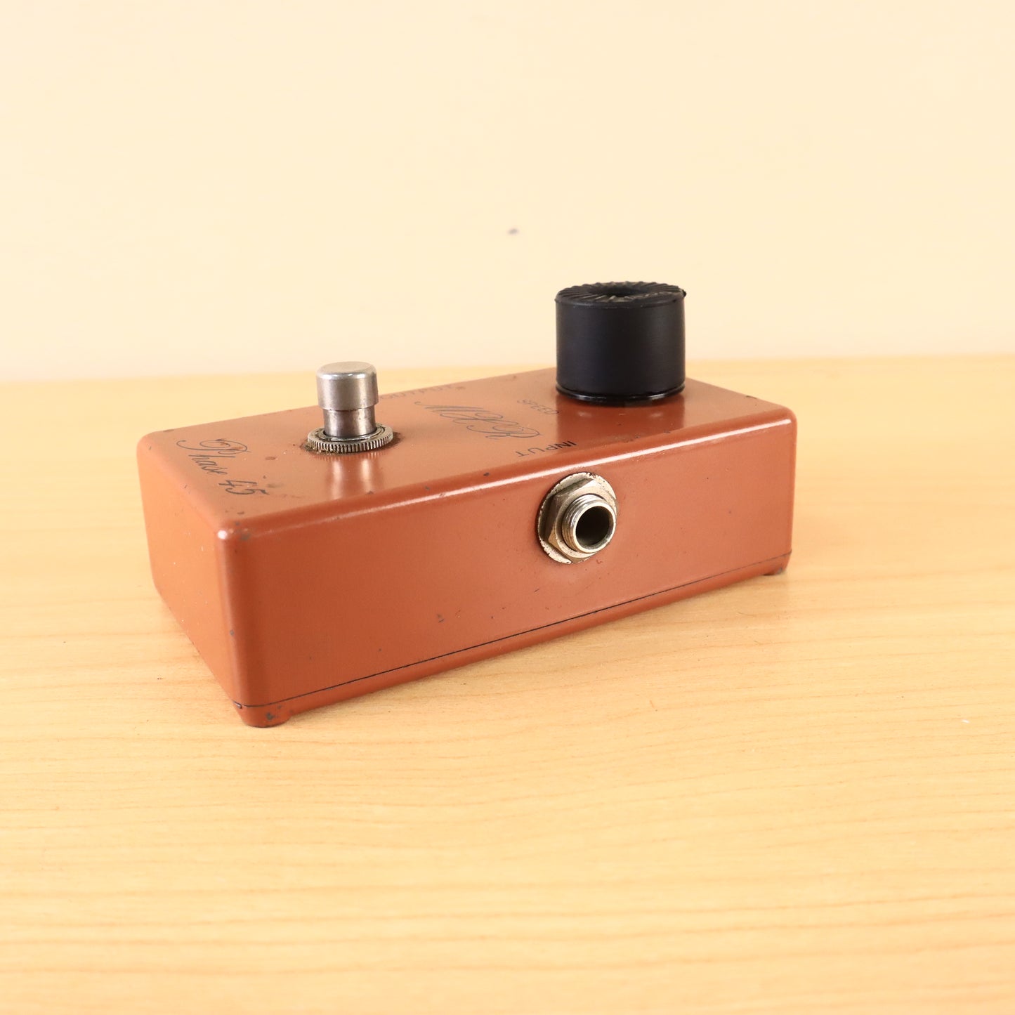 Vintage 1975 MXR Phase 45 Phaser Phasor Effect Pedal Stompbox Script Logo