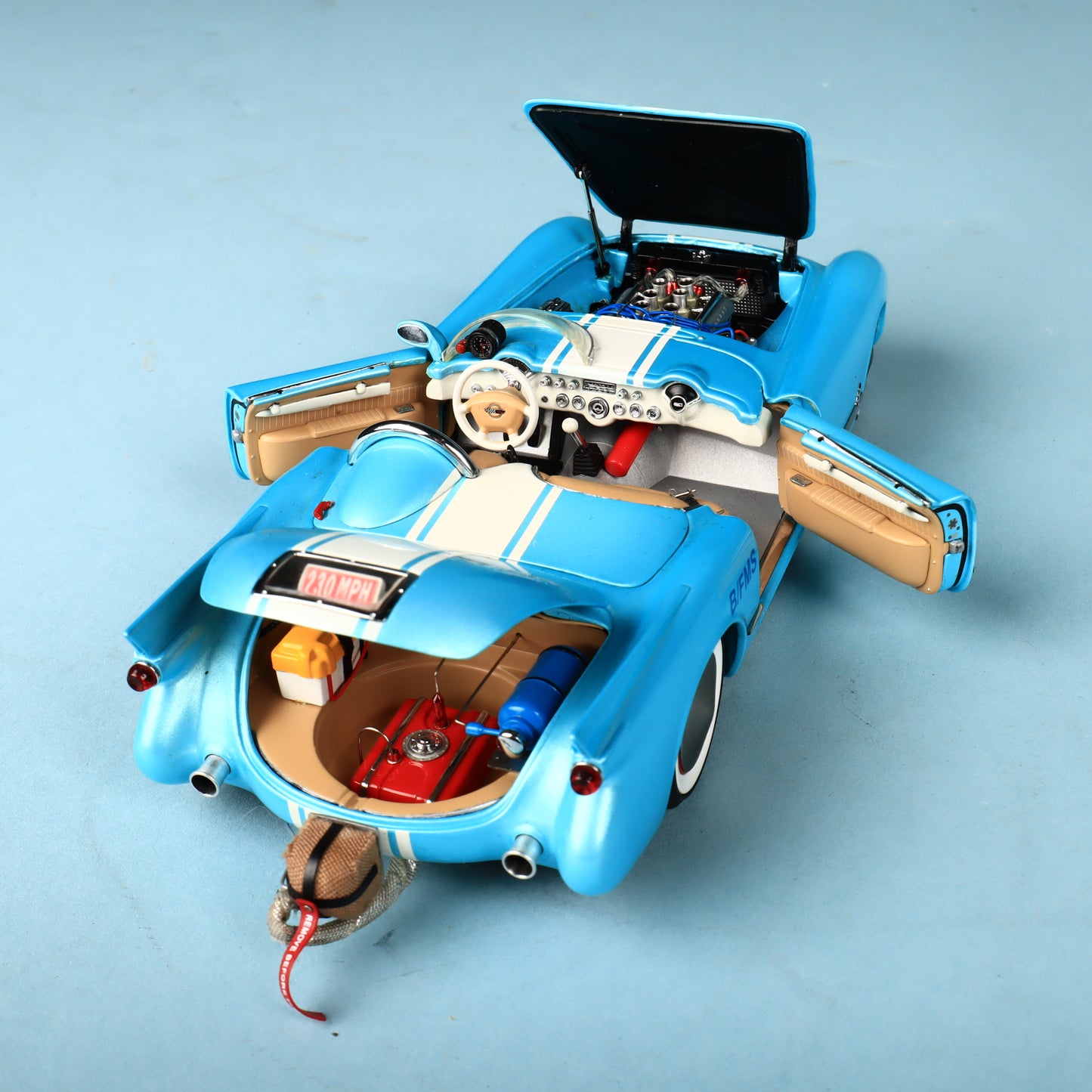 1:24 Diecast 1955 Chevrolet Corvette Dry Lakes Racer Danbury Mint