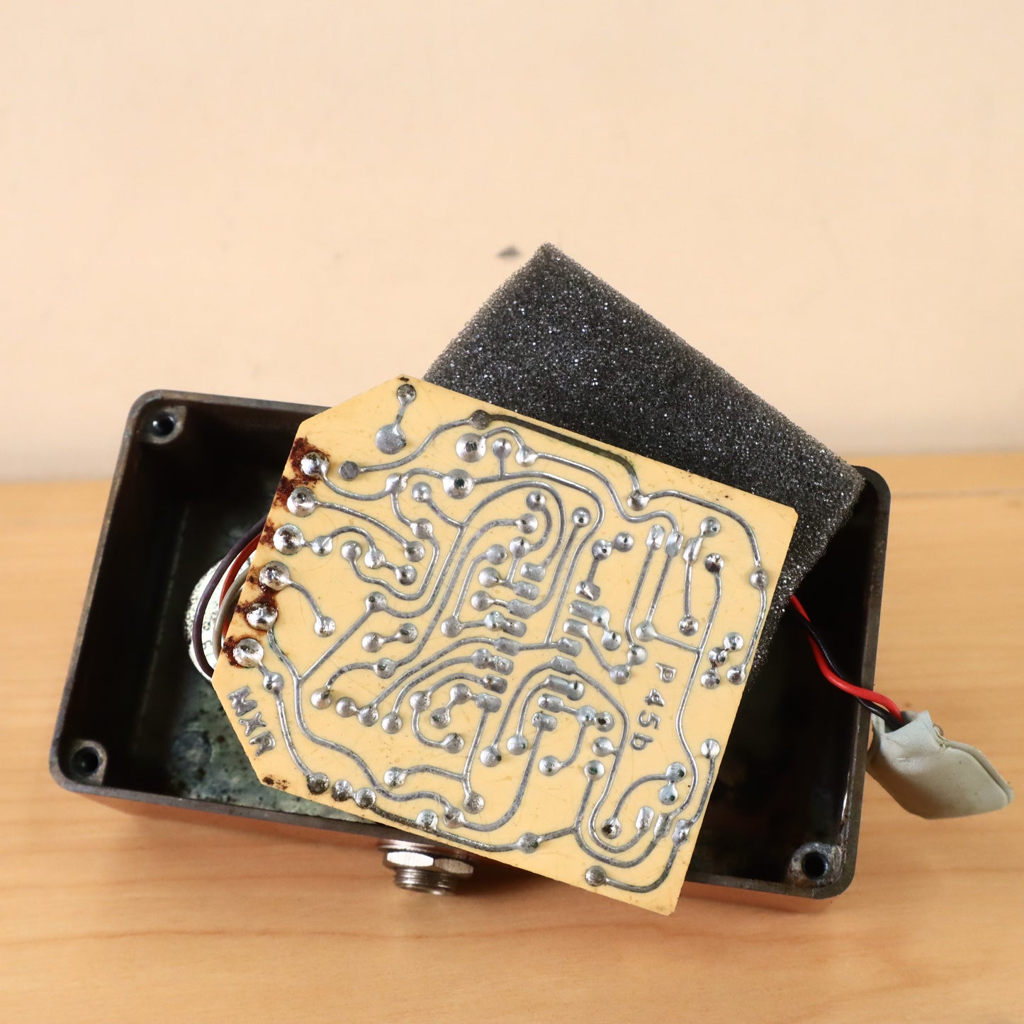 Vintage 1975 MXR Phase 45 Phaser Phasor Effect Pedal Stompbox Script Logo