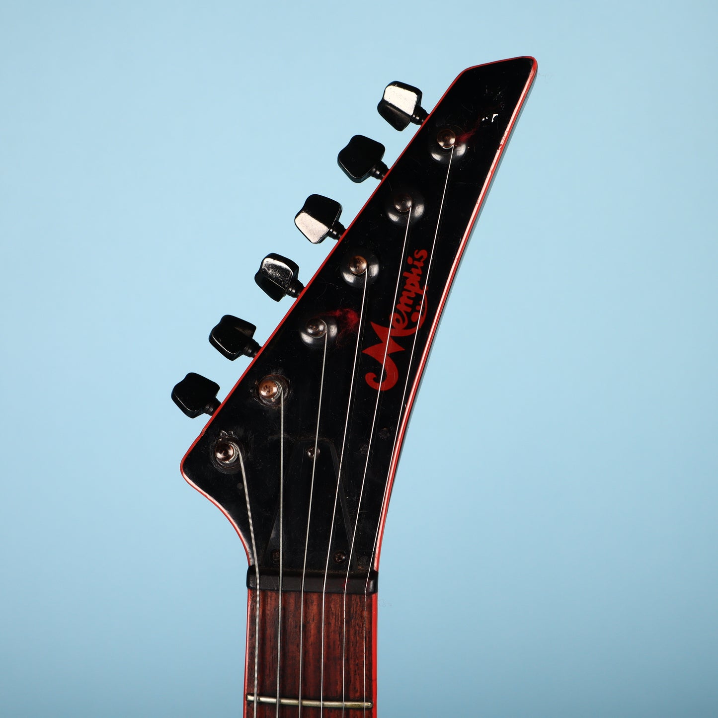 Memphis Tele 1980s Japan GB400/GB410 Red Black Widow Electric Guitar