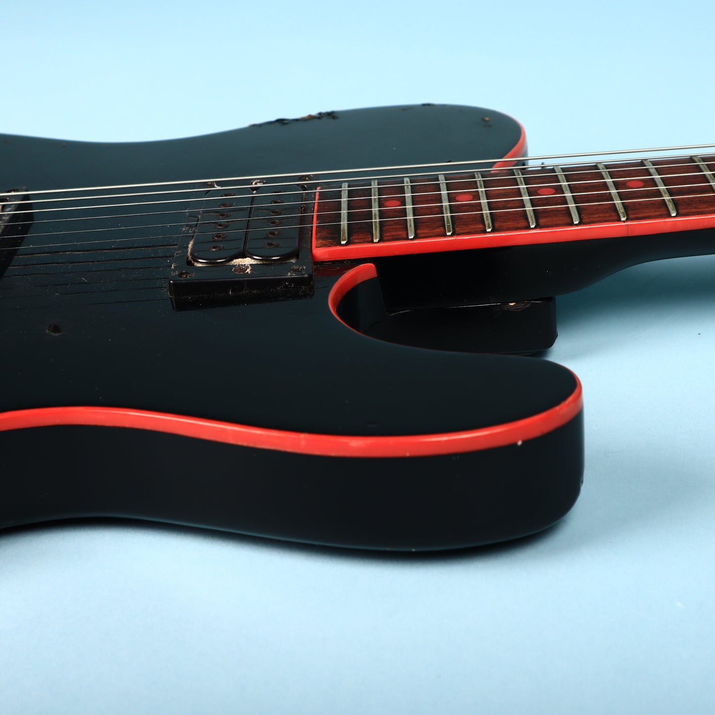Memphis Tele 1980s Japan GB400/GB410 Red Black Widow Electric Guitar