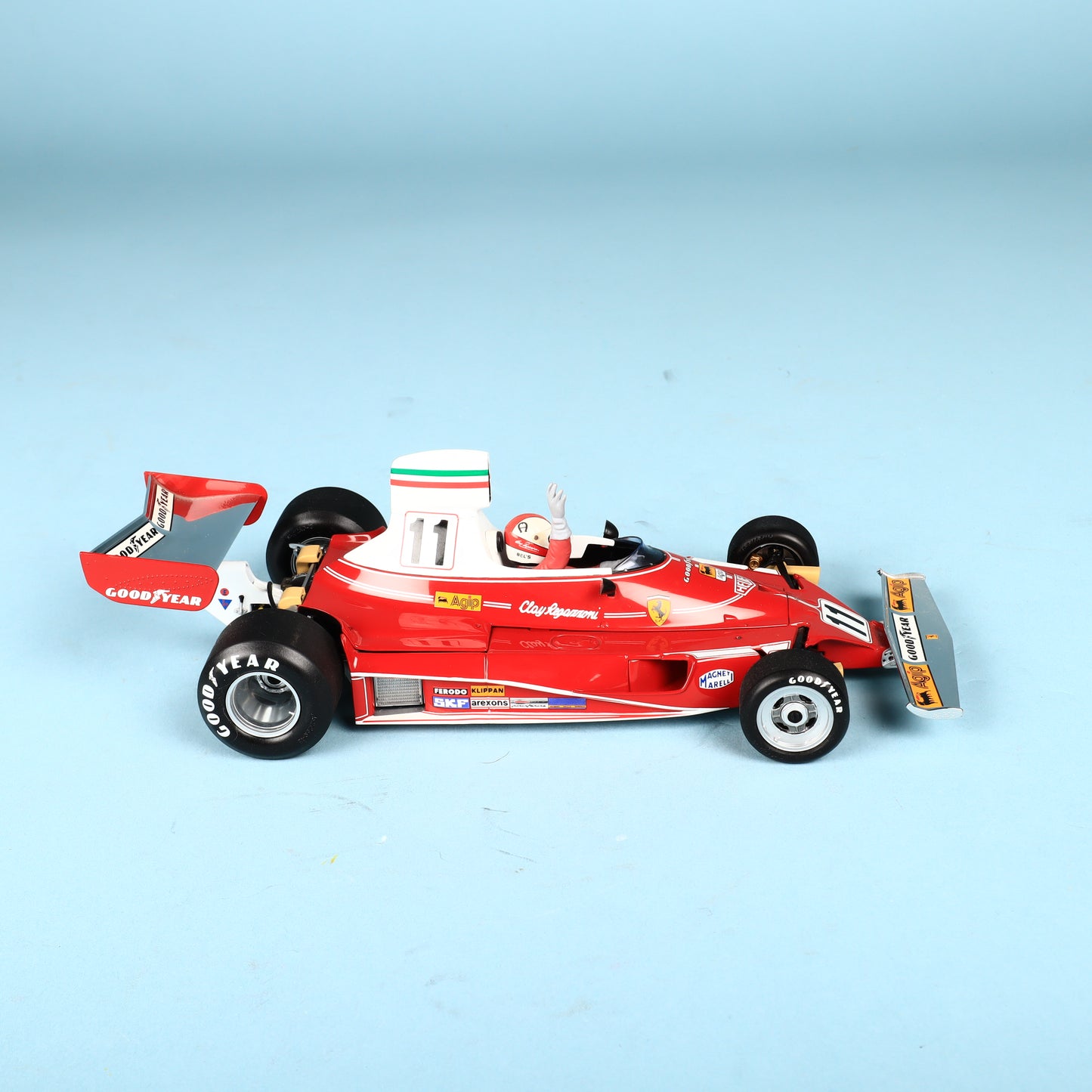 1/18 Exoto Diecast F1 Ferrari 312T F1 Car #11 Italian GP C.Regazzoni