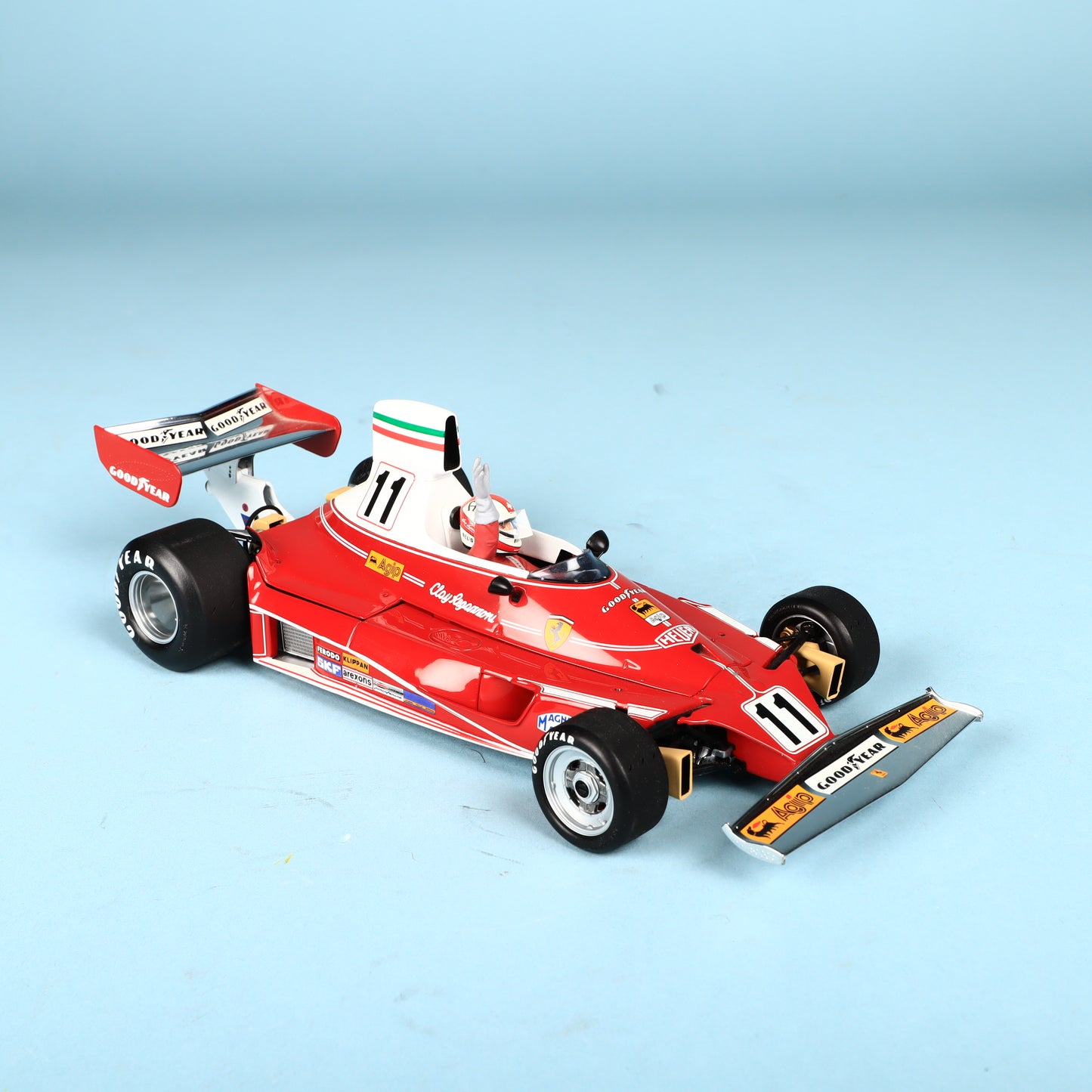 1/18 Exoto Diecast F1 Ferrari 312T F1 Car #11 Italian GP C.Regazzoni