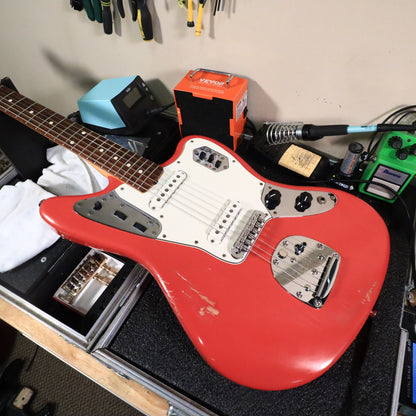2014 Classic 60s Jaguar Fiesta Red Rosewood Electric Guitar
